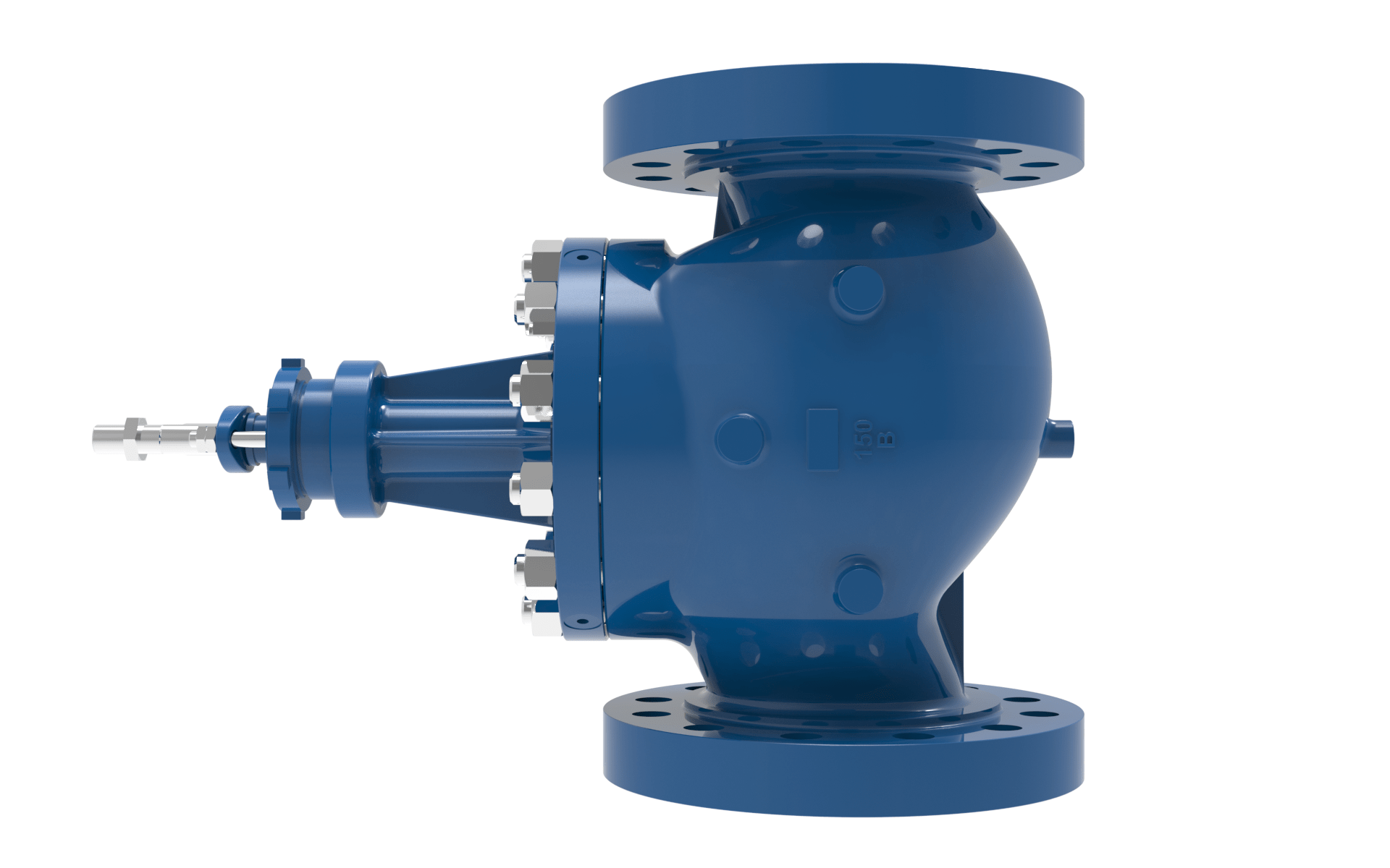 BLAKEBOROUGH® BV500 CAGE TRIM VALVES UP TO CLASS 600LB RATING left side view