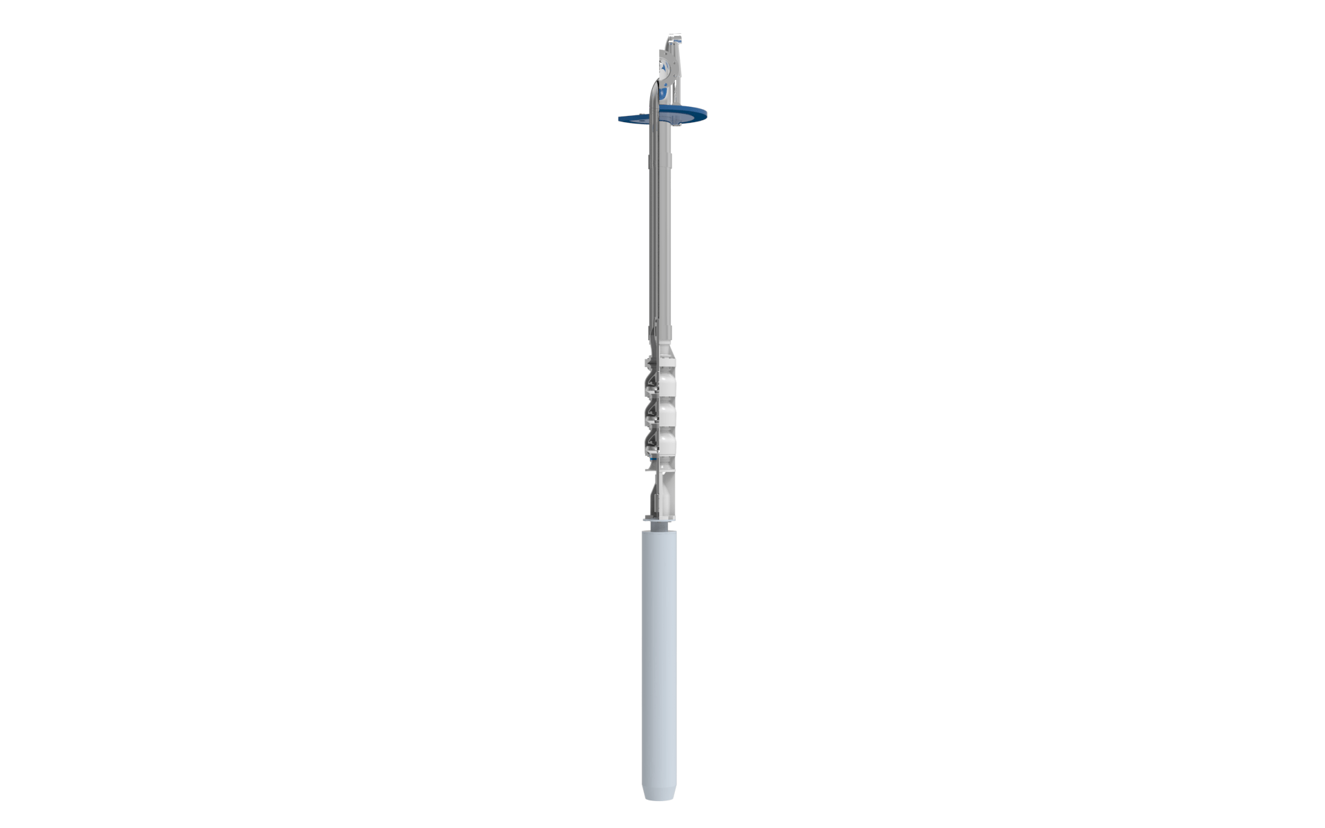 FLOWAY® VSB VERTICAL TURBINE SUBMERSIBLE PUMP right side view